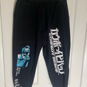 Cowboy Bebop Black Jogger Pants Medium